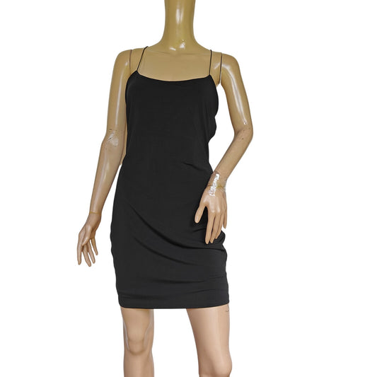 Just Quelle Black Strappy Backless Mini Dress NWT Sexy Bodycon Party Clubwear