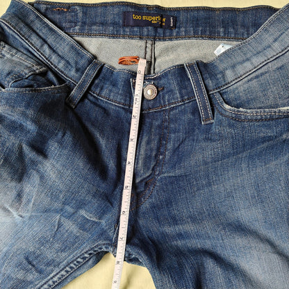 Levi’s Too Superlow Bootcut Jeans Women’s Size 24 Blue Medium Wash Denim