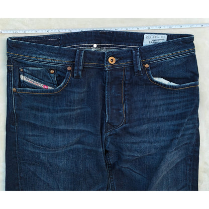 Diesel Larkee W31 Straight Leg Jeans Dark Wash Stretch Button Fly