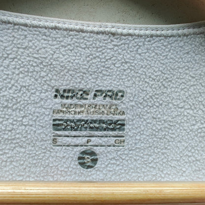 Nike Pro Therma-Fit Long Sleeve Top White Black Pattern Raglan Base Layer