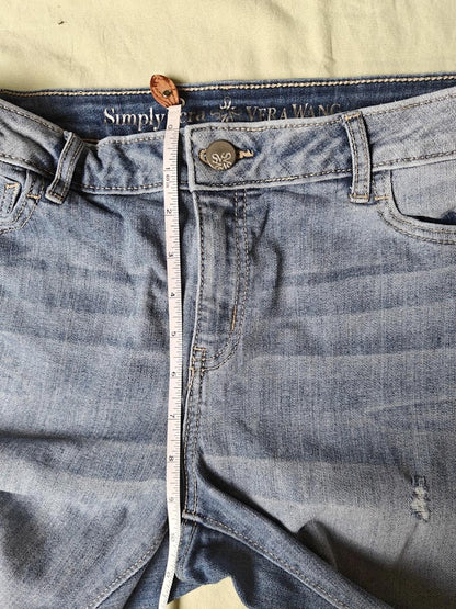 Vera Wang Roll Cuff Capri Jeans - Size 10