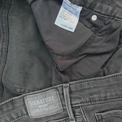 Signature by Levi Strauss & Co. Men’s Jeans 33x30 – Black Stretch Denim