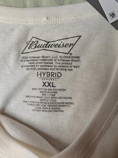 Budweiser Vintage Style T-Shirt - Size XXL