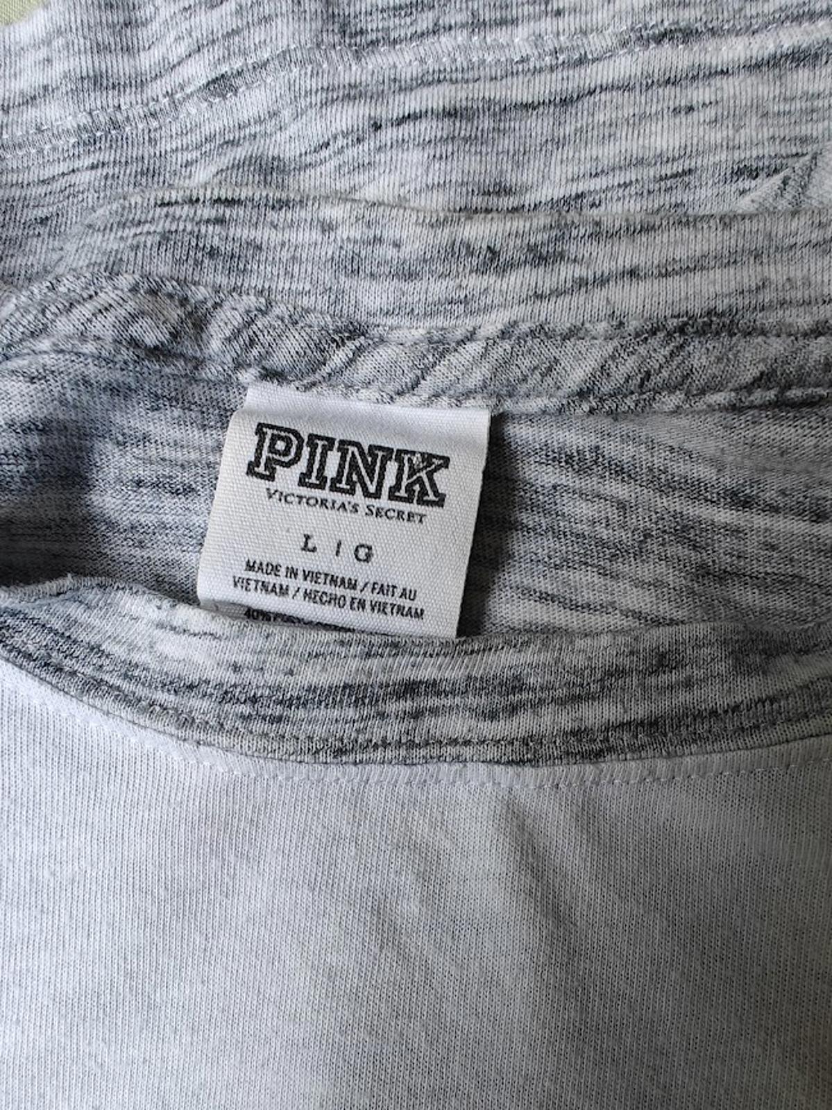 Victoria’s Secret Pink Sequin Jersey Tee - Size L