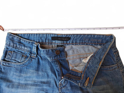 Calvin Klein Straight Leg Mid Rise Jeans - Size 10
