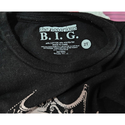 Notorious B.I.G. kids concert tee 2T black pink graphic tour shirt