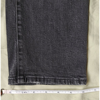 Madewell The Perfect Vintage Crop Jean – Size 27 High-Rise Ankle, Washed Black