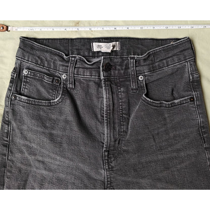 Madewell The Perfect Vintage Crop Jean – Size 27 High-Rise Ankle, Washed Black