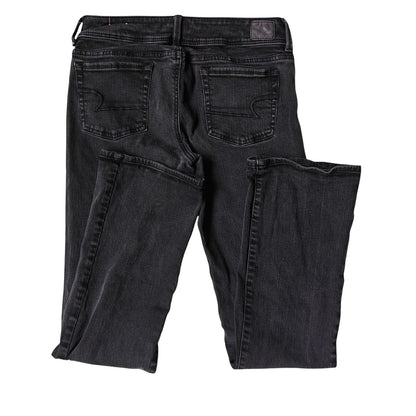 American Eagle Kick Boot Stretch Jeans Women’s Size 10 Long Black Denim Pants