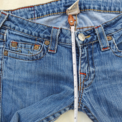 True Religion Made in USA Jeans Sz 27 – Mid Rise Straight Leg Denim