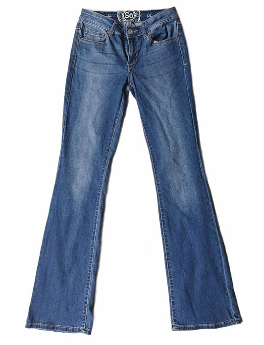 So Brand Bootcut Medium Wash Jeans - Size 7