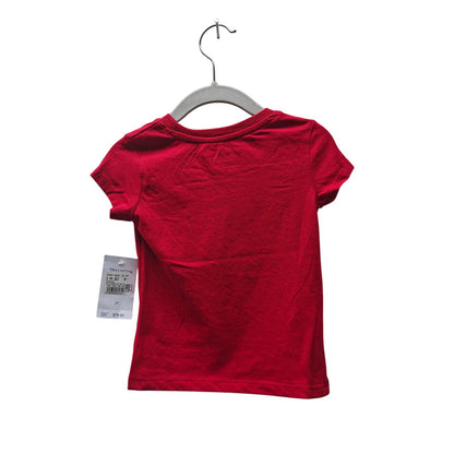 True Religion Baby Tee 2T NWT Red Gold Horseshoe Logo Short Sleeve