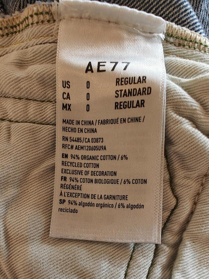 Aeropostale Low-Rise Stovepipe Jeans - Size 0