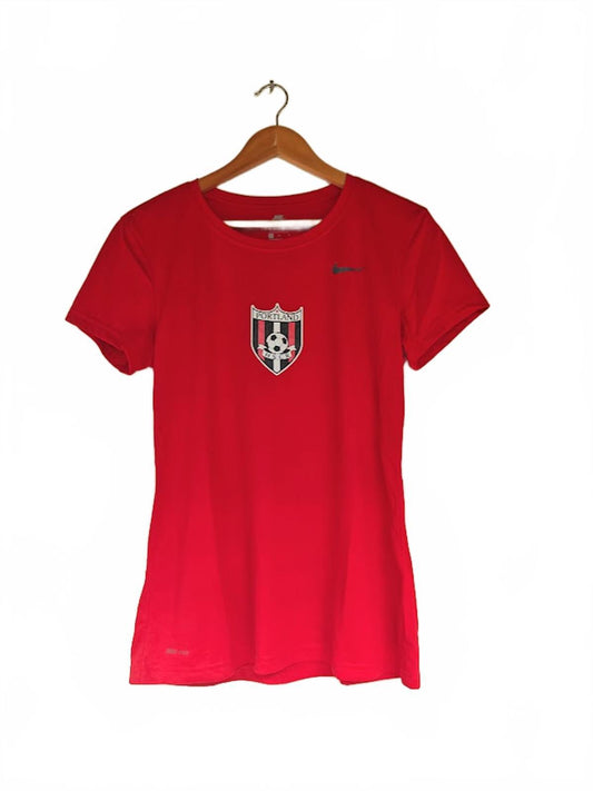 Nike Portland Soccer Red Jersey T-Shirt Women’s M
