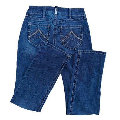 Ariat R.E.A.L. Mid Rise Straight Jeans Women’s 26R Blue Denim