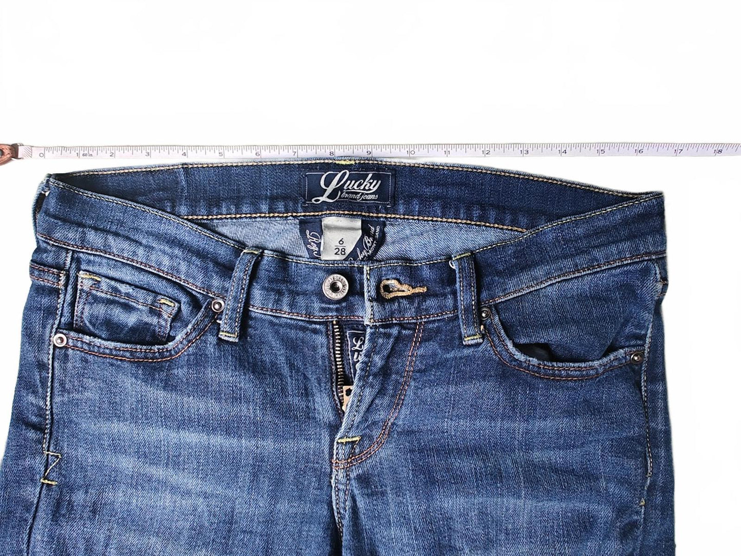 Lucky Brand Zoe Boot Cut Low Rise Jeans - Size 6
