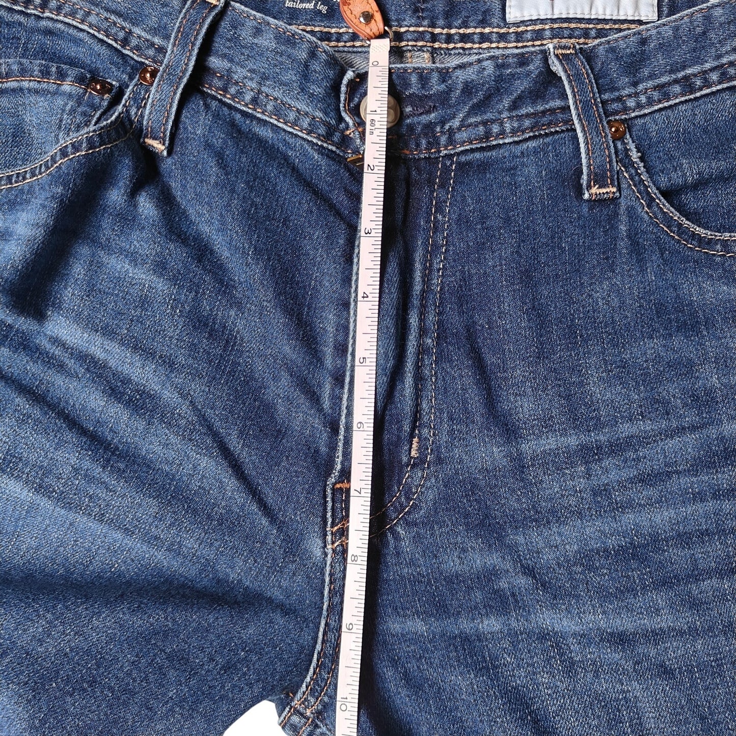 AG Adriano Goldschmied Men’s Blue Denim Jeans Slim Straight Dark Wash 34x32
