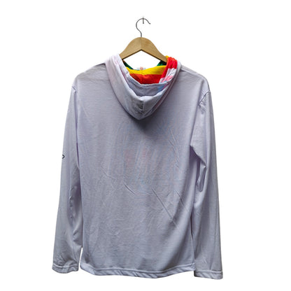 SF Giants Pride Rainbow Hooded Long Sleeve Tee White Unisex Fan Shirt