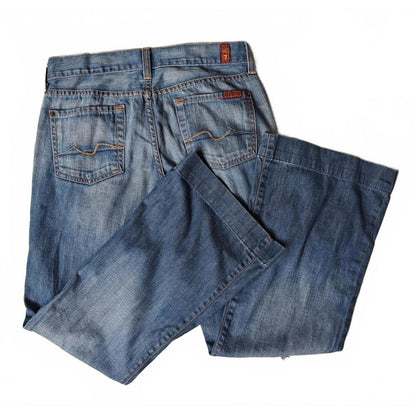 7 for all Mankind Low Rise Boot Cut Jeans - Size 25