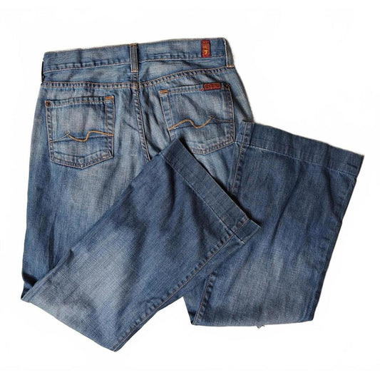 7 for all Mankind Low Rise Boot Cut Jeans - Size 25