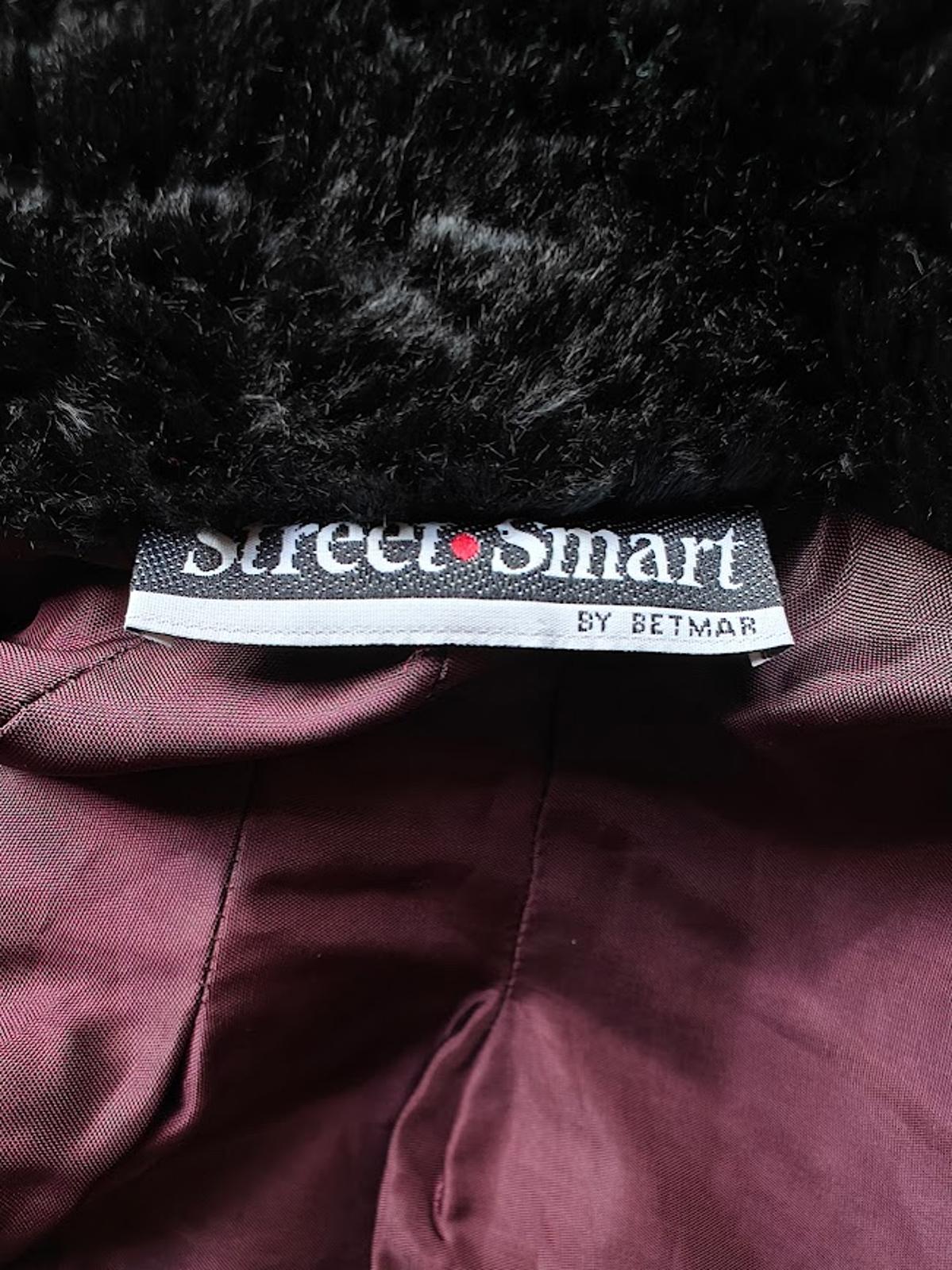 Vintage Betmar Faux Fur Black Coat - Size M