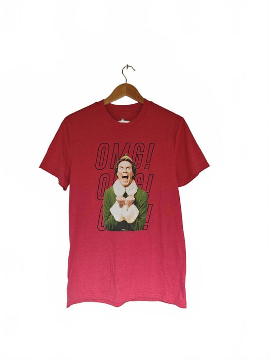 Elf Movie OMG Graphic T-Shirt Christmas Holiday Tee
