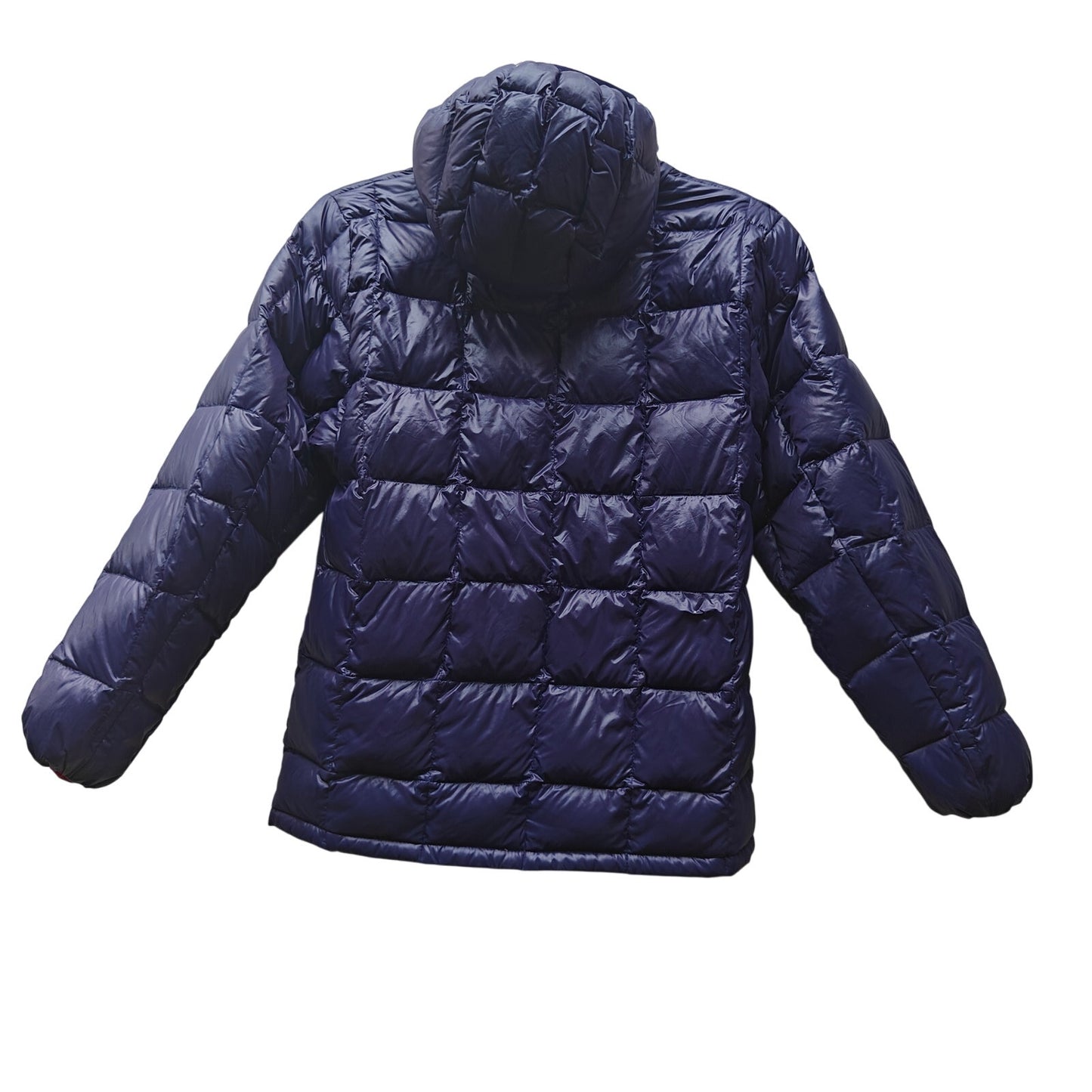 K-Way Reversible Hooded Puffer Rain Jacket Kids L 10/12 Pink/Purple