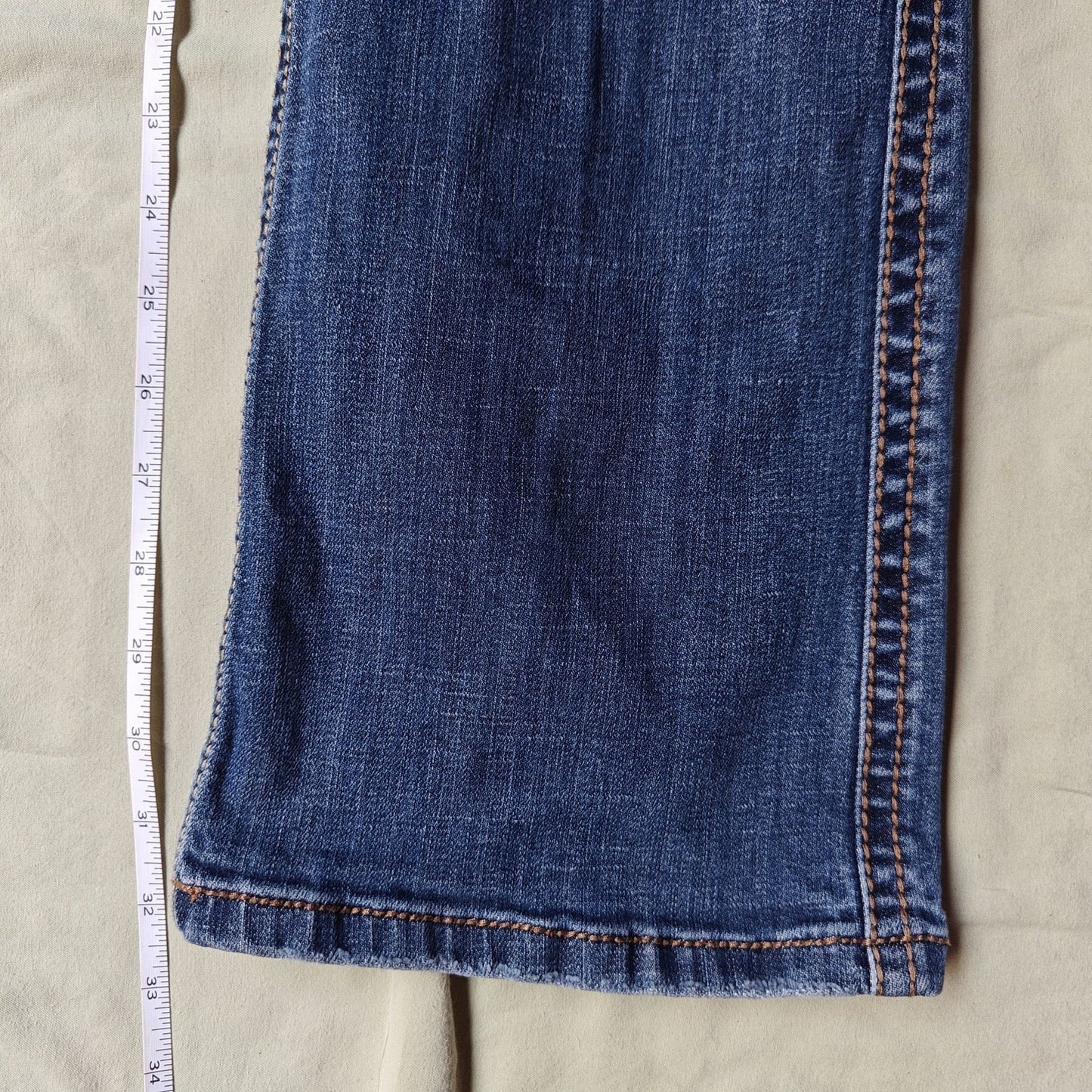 Stetson women’s bootcut jeans size 10 Long dark wash western denim