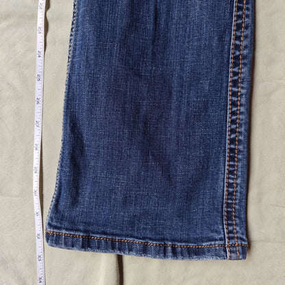 Stetson women’s bootcut jeans size 10 Long dark wash western denim