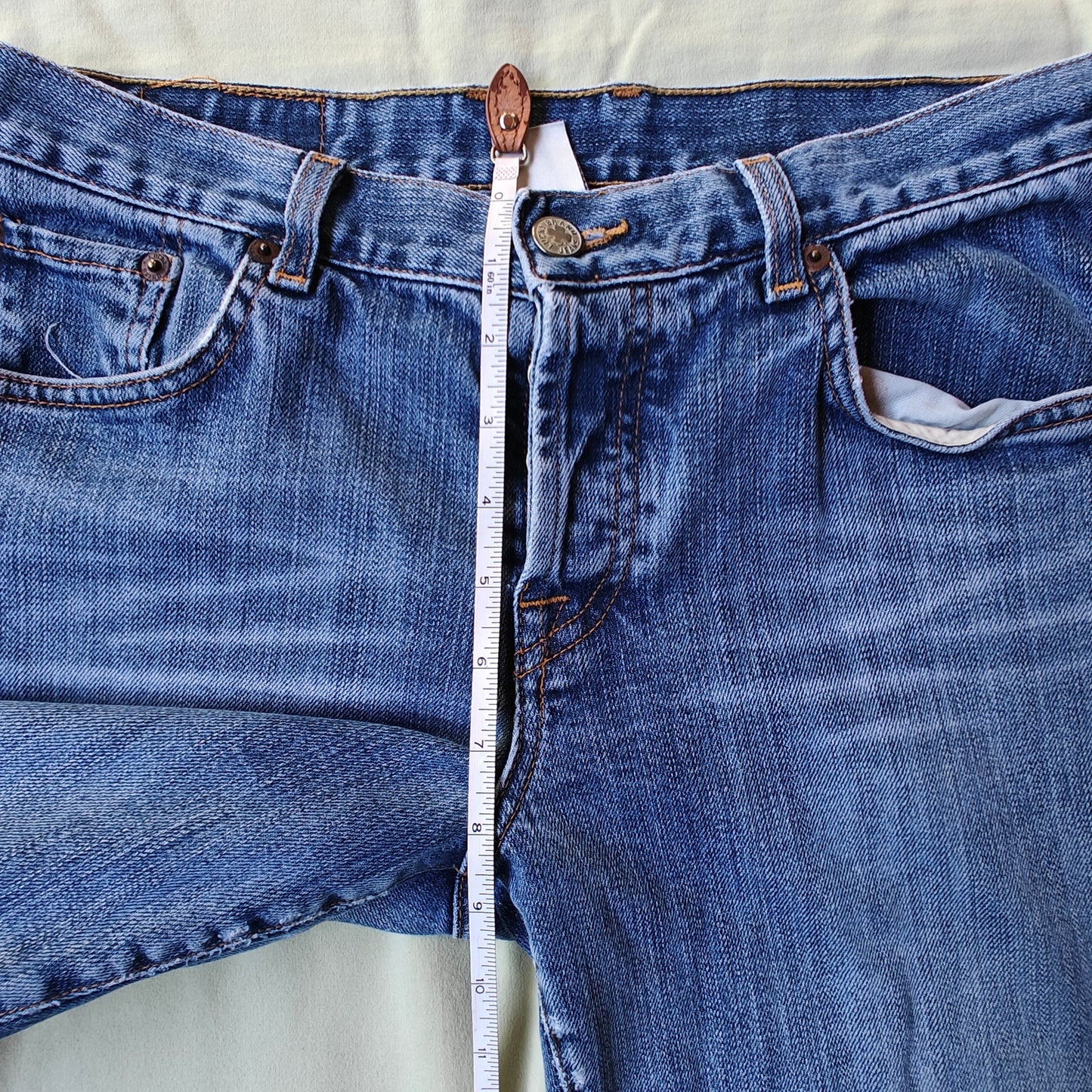 Lucky Brand Dungarees Women’s 8/29 Button Fly Straight Jeans Made USA