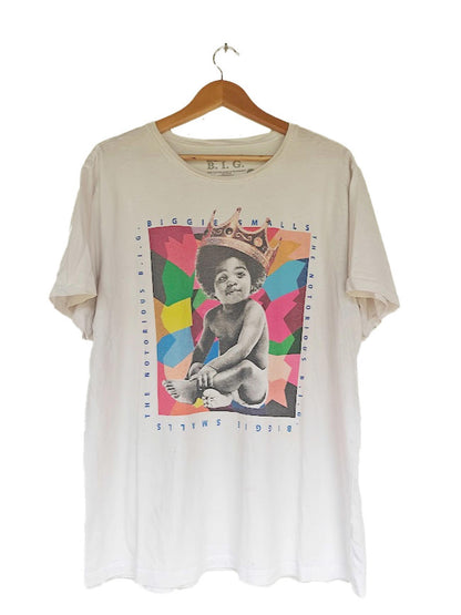 Vintage Style Biggie Smalls T-Shirt The Notorious B.I.G. Graphic Hip Hop Tee