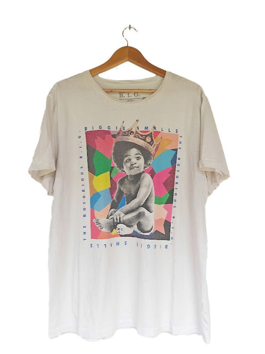 Vintage Style Biggie Smalls T-Shirt The Notorious B.I.G. Graphic Hip Hop Tee