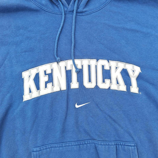 Nike Kentucky Wildcats Blue Hoodie Sweatshirt Men’s Size Large NCAA Team Gear