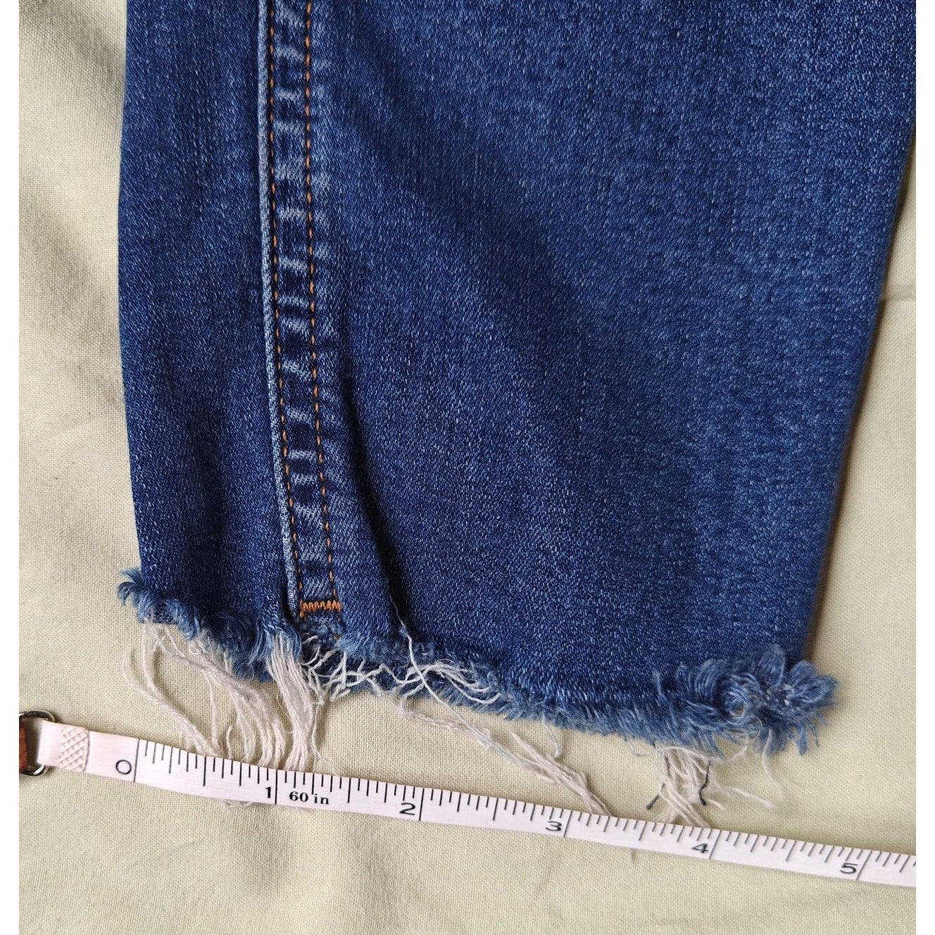 Rag & Bone High-Rise Ankle Skinny Jeans Distressed Blue Denim Women’s 28
