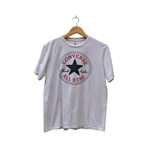Converse Chuck Taylor All Star Logo Tee White XS Unisex Graphic T-Shirt