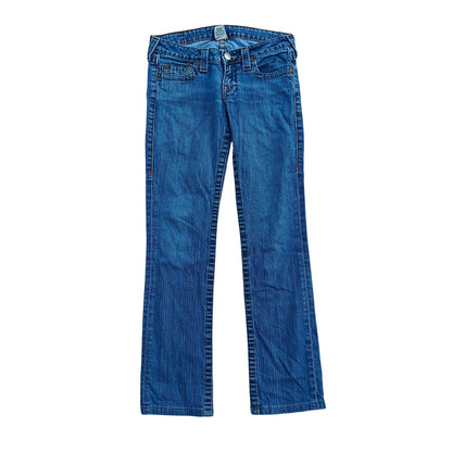 True Religion Made in USA Jeans Sz 27 – Mid Rise Straight Leg Denim