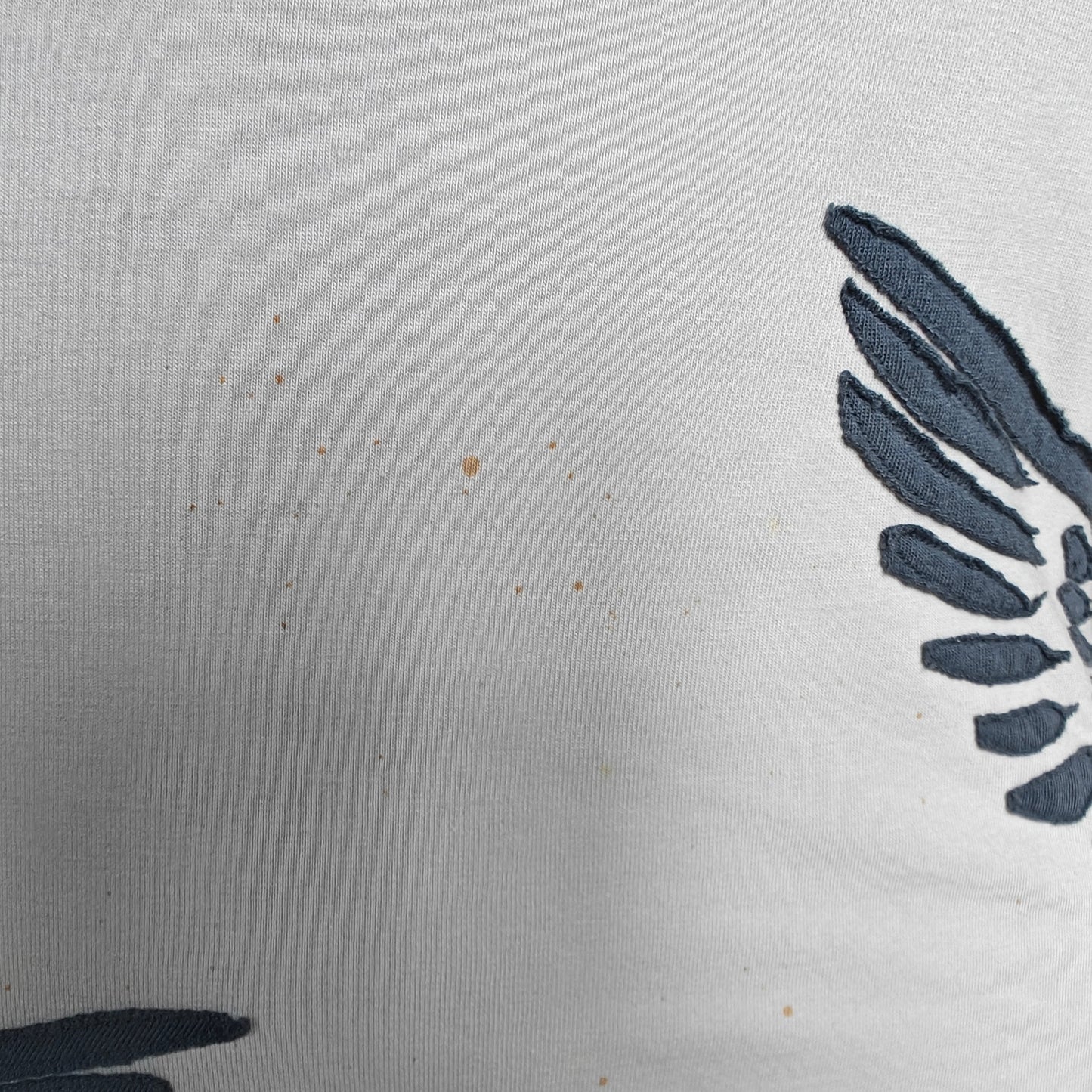 Synergy Organic Cotton Wing Print Tank Dress Sz S Gray Bodycon Midi