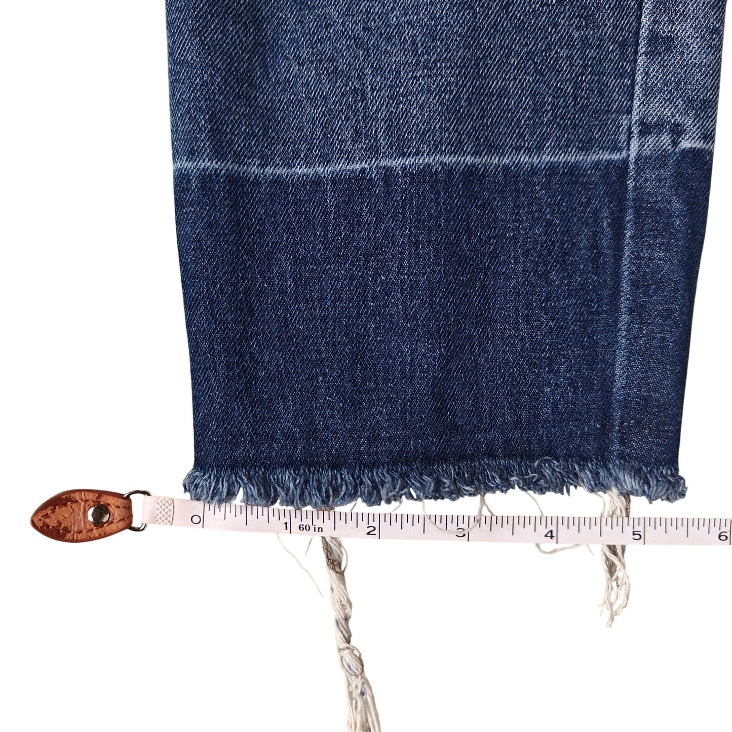 PrettyLittleThing Distressed High Waist Blue Mom Jeans Women’s Size 14