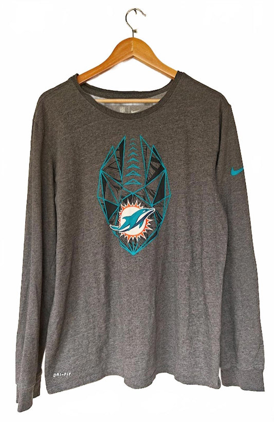 Nike NFL Miami Dolphins LS T‑Shirt - Men’s L