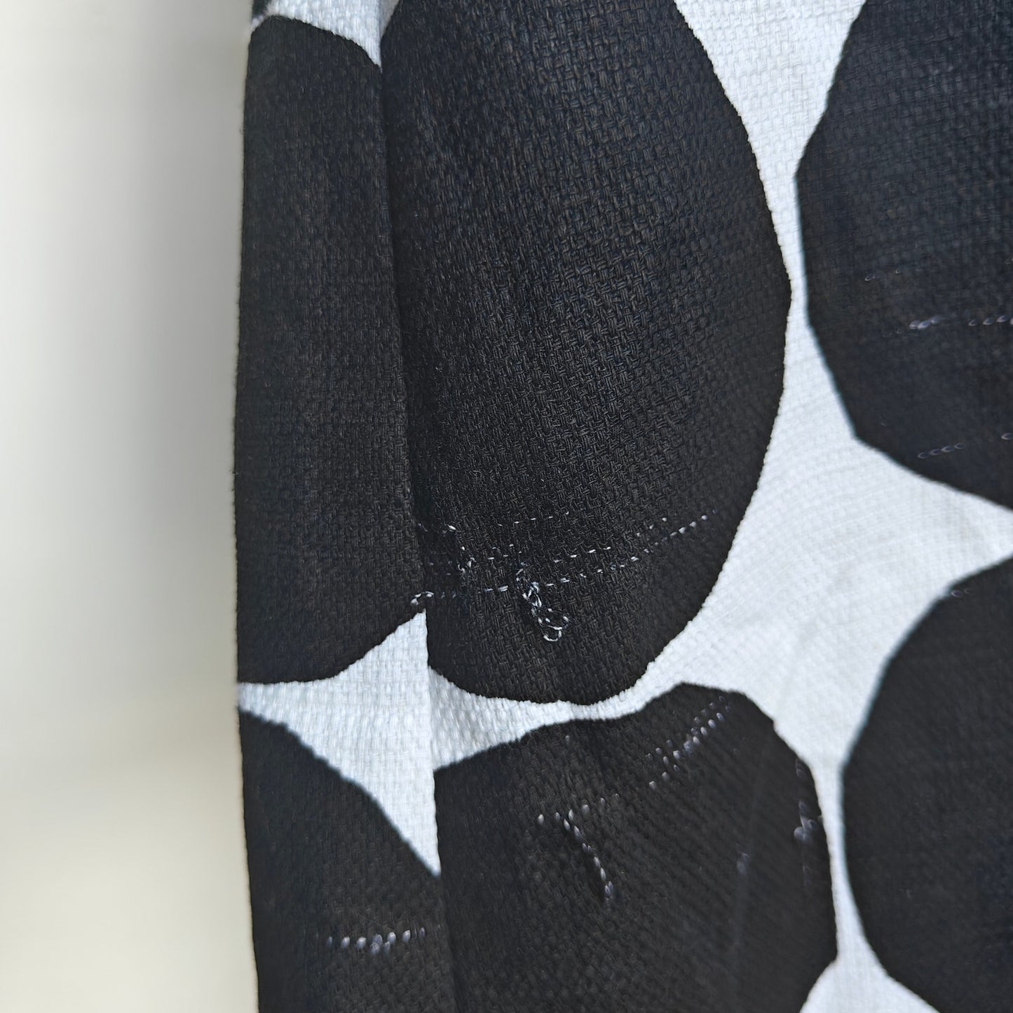 Banana Republic x Marimekko strapless dot dress, black/white, sz 10