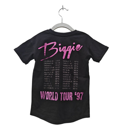 Notorious B.I.G. kids concert tee 2T black pink graphic tour shirt