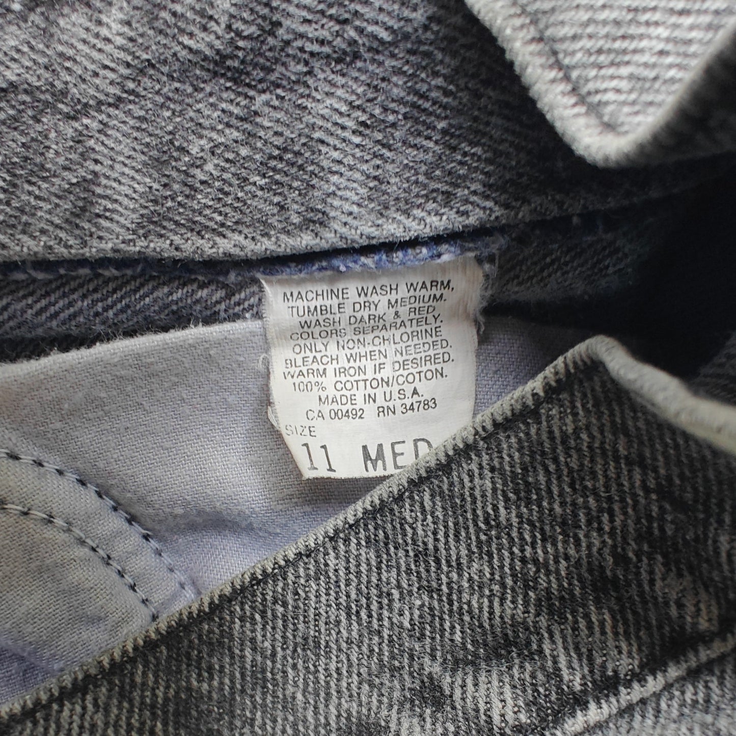Lee Vintage High Rise Tapered Jeans Gray Wash 90s Mom Style Women’s 11