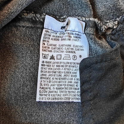 Levi’s EU Gray Moto Zip Jeans 31x34, Made in Turkey (2009)