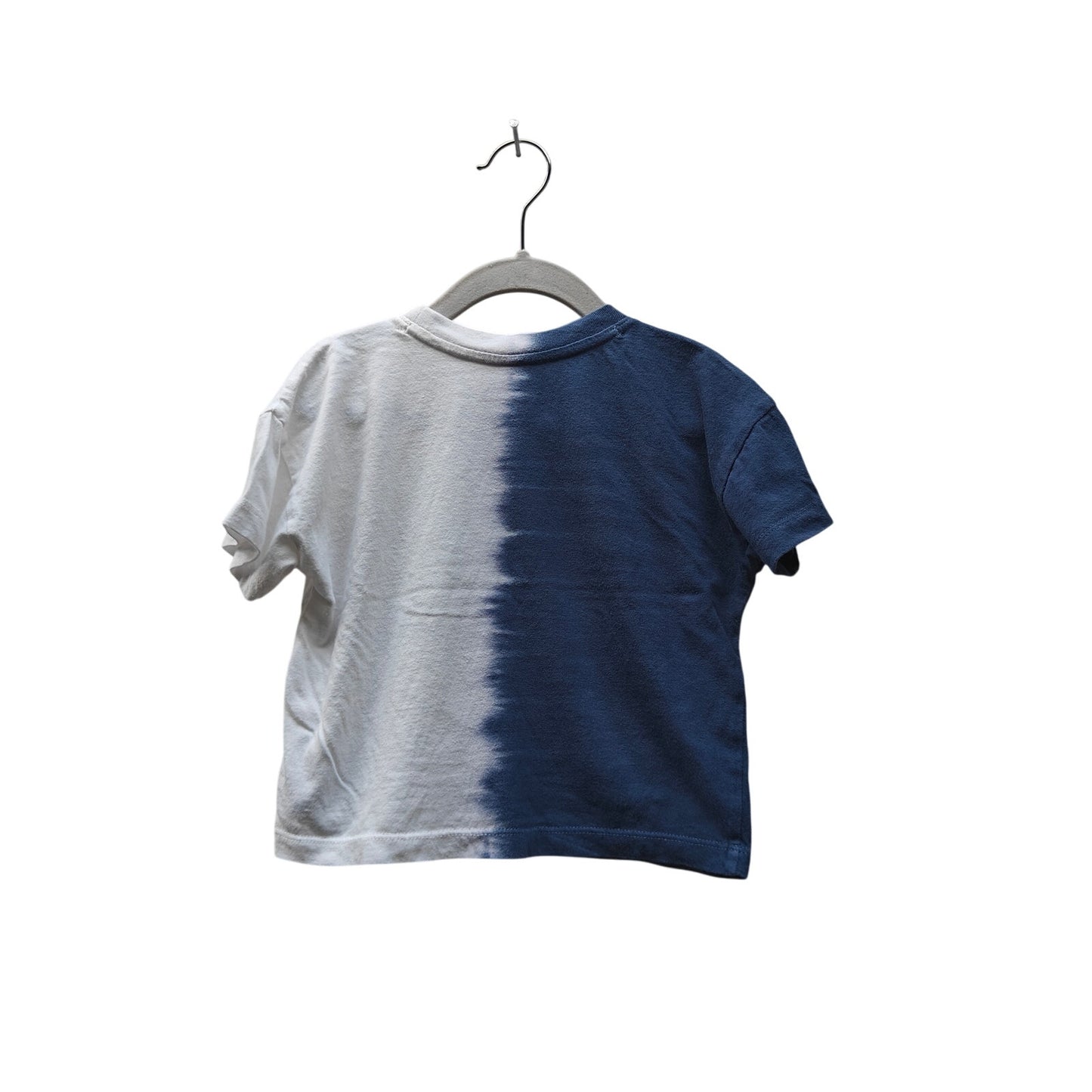 Baby Gap dip-dye pocket tee 12–18M blue/white toddler short sleeve