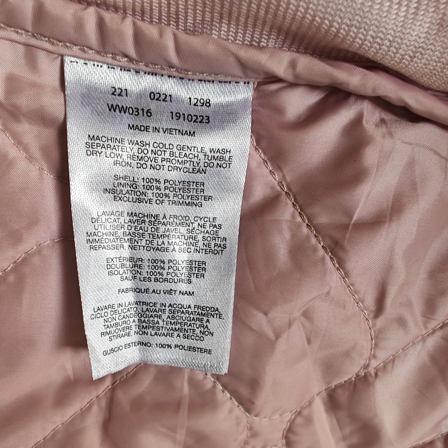 Columbia Pink Quilted Hooded Jacket Women’s 3X Plus Zip Puffer Coat