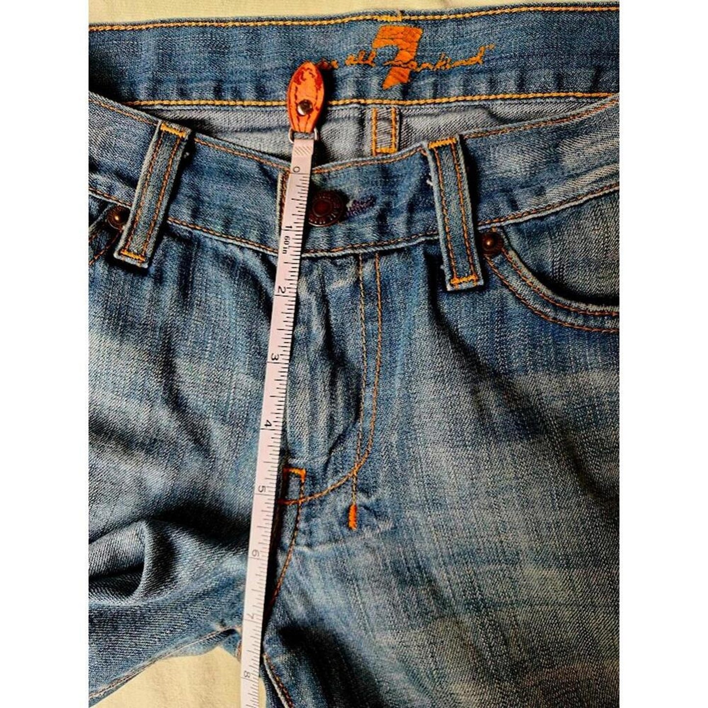 7 for all Mankind Low Rise Boot Cut Jeans - Size 25