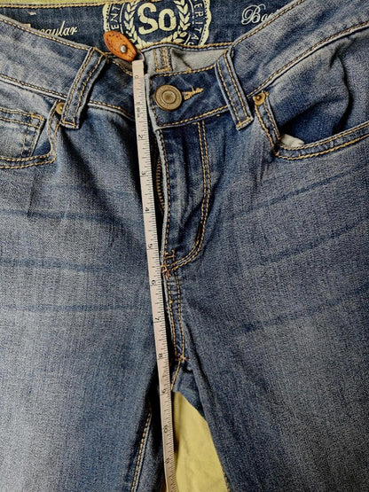 So Brand Bootcut Medium Wash Jeans - Size 7