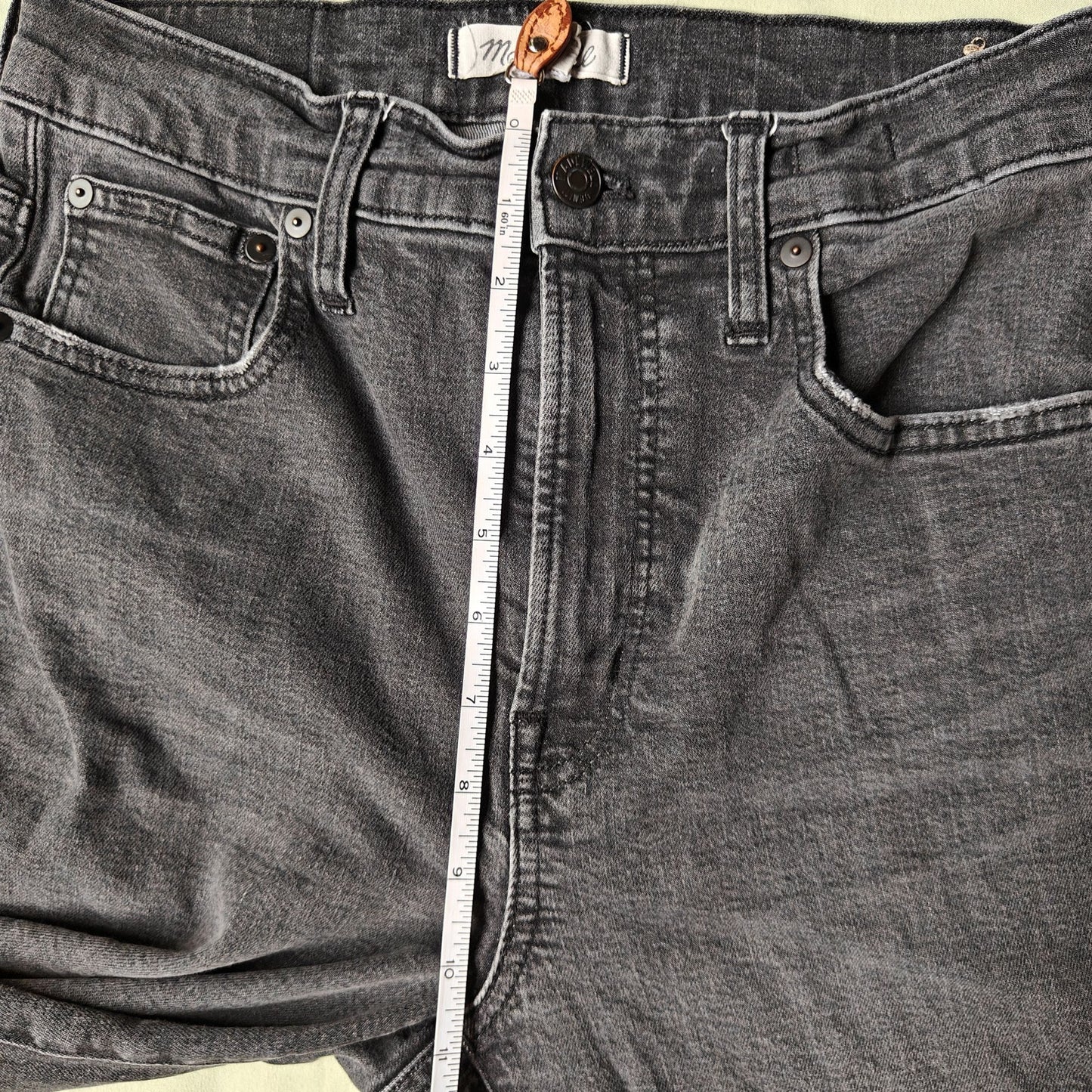 Madewell The Perfect Vintage Crop Jean – Size 27 High-Rise Ankle, Washed Black