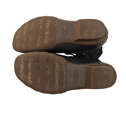 Sperry Saltwater Quilted Duck Boots – Black, Waterproof, Lace & Zip Size 8.5